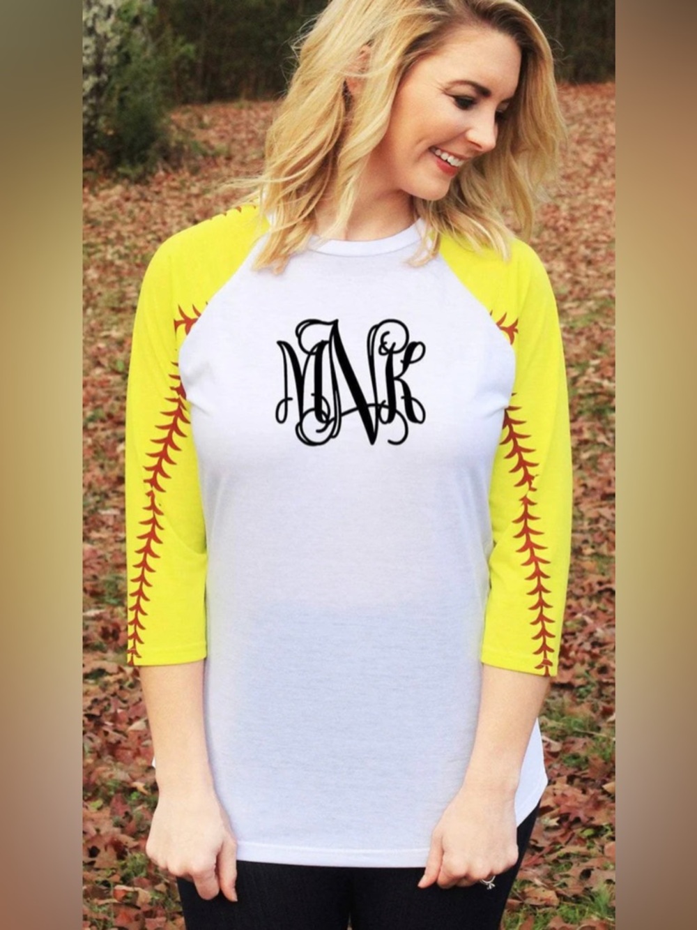 Softball Raglan Tops